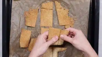 1-2-3 Brot ohne Zucker servieren