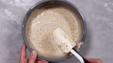 1-2-3 Kuchen ohne Zucker Teig rühren