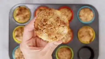 Apfel Streusel Muffins ohne Zucker: Abkühlen