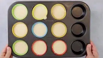 Blaubeermuffins ohne Zucker: Vorbacken