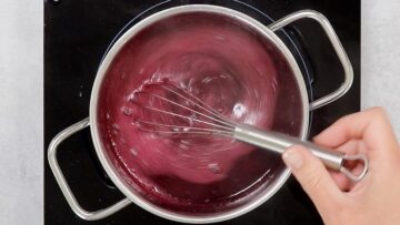 Blueberry Cheesecake ohne Zucker: Kochen