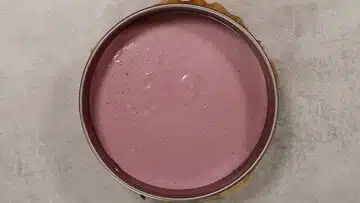 Blueberry Cheesecake ohne Zucker: Umfüllen