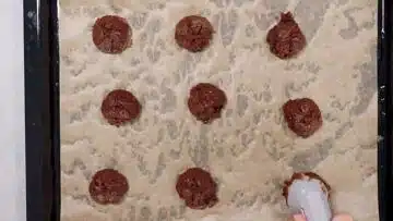 Brownie Cookies ohne Zucker und ohne Mehl: Formen