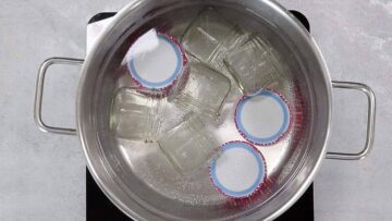 Erdbeermarmelade ohne Zucker: Auskochen