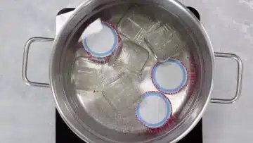 Erdbeermarmelade ohne Zucker: Auskochen