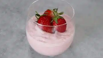 Erdbeermousse ohne Zucker: Genießen