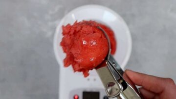 Erdbeersorbet ohne Zucker: Genießen