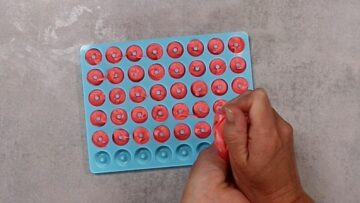 Fruit Loops ohne Zucker: Aufspritzen