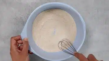 Gesunder Apfelkuchen mischen