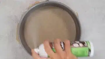 Gesunder Apfelkuchen vorbereiten