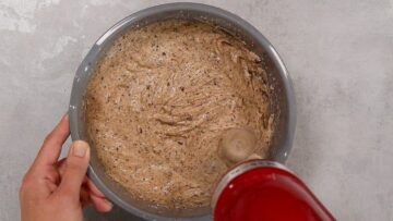 Gewürzmuffins ohne Zucker: Rühren