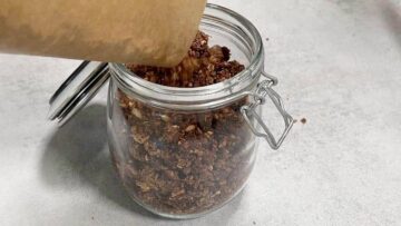 Granola ohne Zucker: Aufbewahren