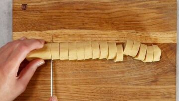 Heidesand ohne Zucker: Schneiden