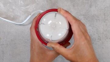 Hüttenkäse Auflauf mahlen