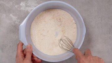 Joghurt Muffins ohne Zucker: Mischen