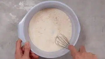 Joghurt Muffins ohne Zucker: Mischen