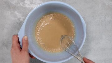 Kaffee Eis ohne Zucker: Rühren