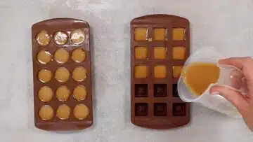 Kaffee Pralinen ohne Zucker: Einfrieren