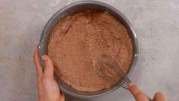 Kaffeekuchen ohne Zucker: Mischen