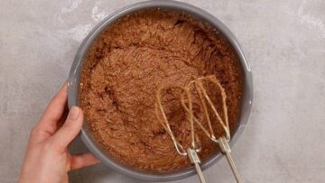 Kaffeekuchen ohne Zucker: Rühren