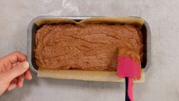 Kaffeekuchen ohne Zucker: Umfüllen