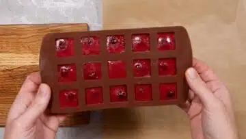 Kirschpralinen ohne Zucker: einfrieren