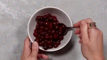 Kirschpralinen ohne Zucker: einlegen