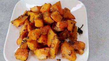 Kürbis aus dem Backofen: Verzehr