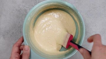 Löffelbiskuit ohne Zucker: unterheben