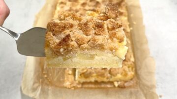 Low Carb Apfelkuchen kühlen