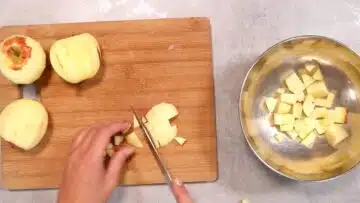 Low Carb Apfelkuchen vorbereiten