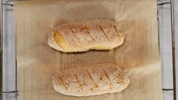 Low Carb Baguette backen