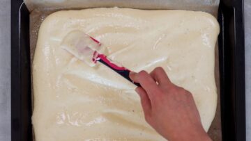 Low Carb Biskuitrolle: Verstreichen