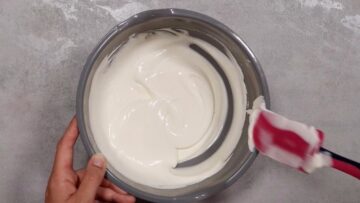 Low Carb Joghurtbombe ohne Zucker: Unterheben