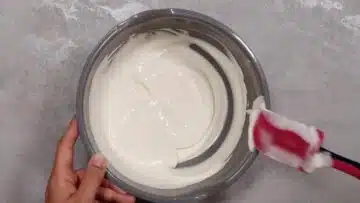 Low Carb Joghurtbombe ohne Zucker: Unterheben