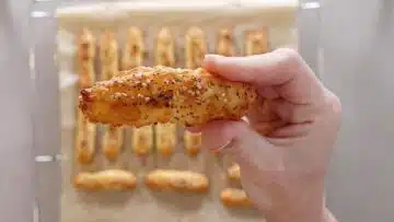 Low Carb Käsestangen: Abkühlen