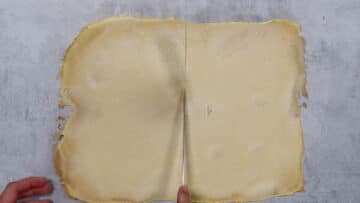 Low Carb Lasagne: Schneiden