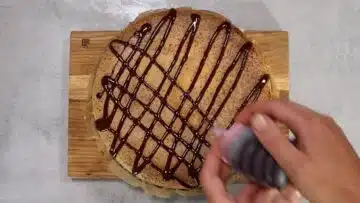 Low Carb Nusskuchen: backen