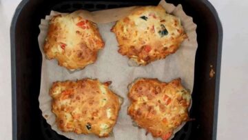 Low Carb Quarktaler im Airfryer backen