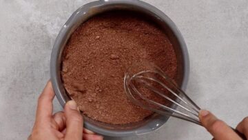 Low Carb russischer Zupfkuchen ohne Zucker mischen