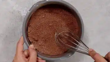 Low Carb russischer Zupfkuchen ohne Zucker mischen