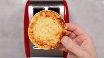 Low Carb Toasties: backen