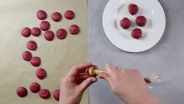 Macarons ohne Zucker: Füllen