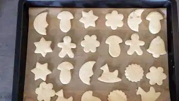 Mürbeteig ohne Zucker: Backen