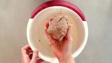 Protein Balls: Teig kneten