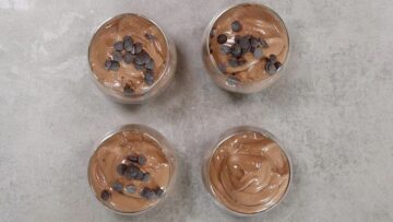 Protein Dessert kühlen