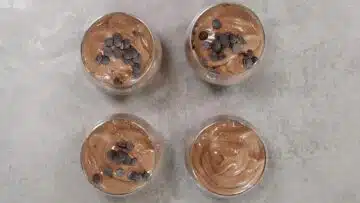 Protein Dessert kühlen