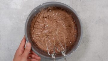 Protein Dessert rühren