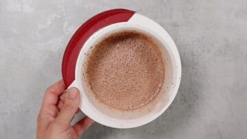 Schokoauflauf ohne Zucker: Rühren