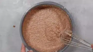 Schokoauflauf ohne Zucker: Unterheben